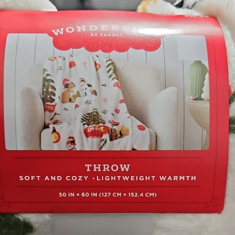 Christmas throw blanket
